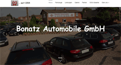 Desktop Screenshot of bonatz-automobile.de